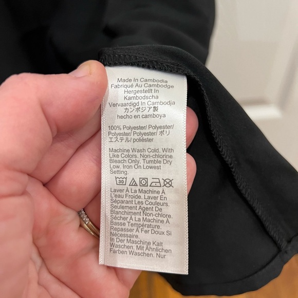 J Crew Factory Shell Tank Womens Black Size XXL - Picture 3 of 3